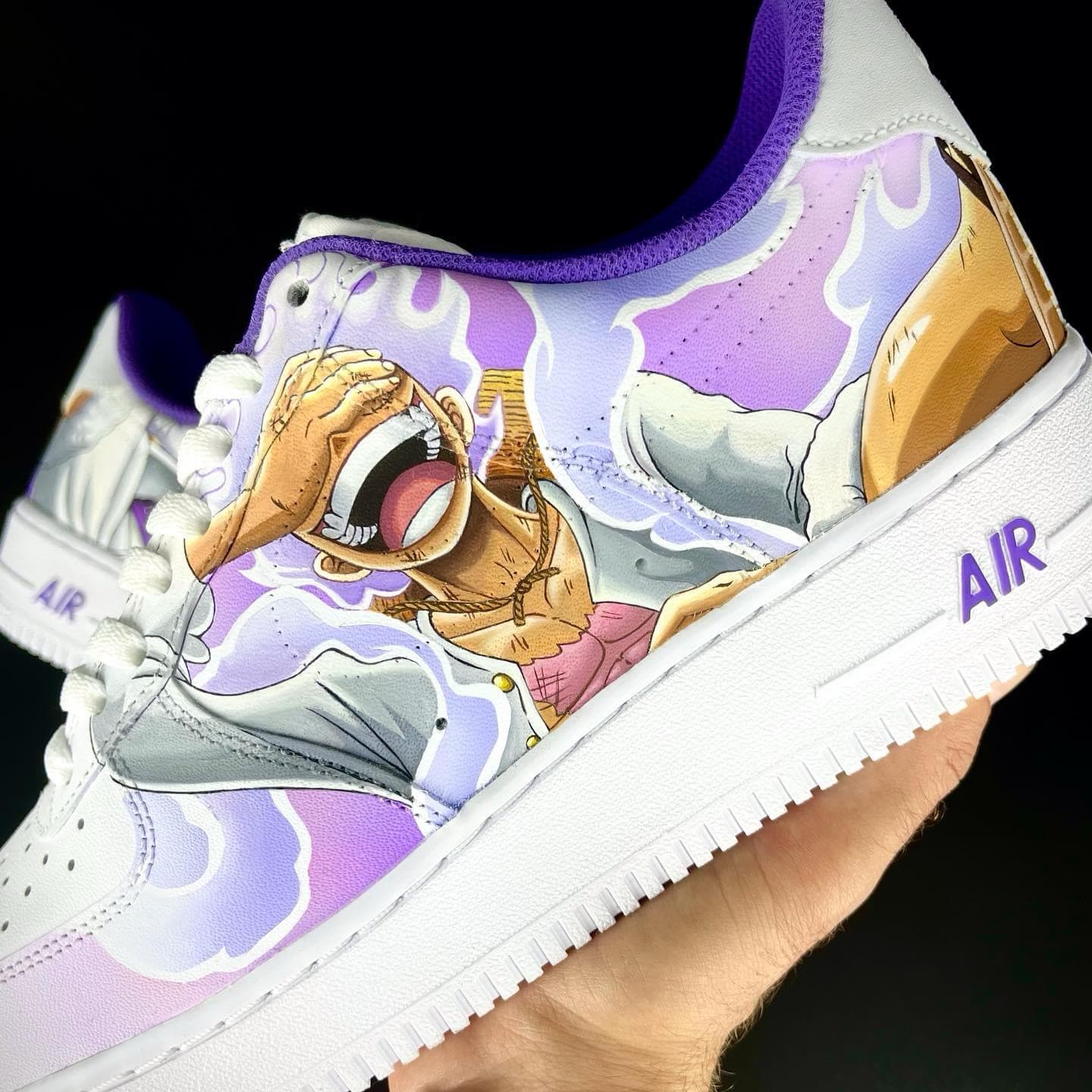 Miniature 2 de Air Force 1 “Luffy Gear 5” – Custom Edition