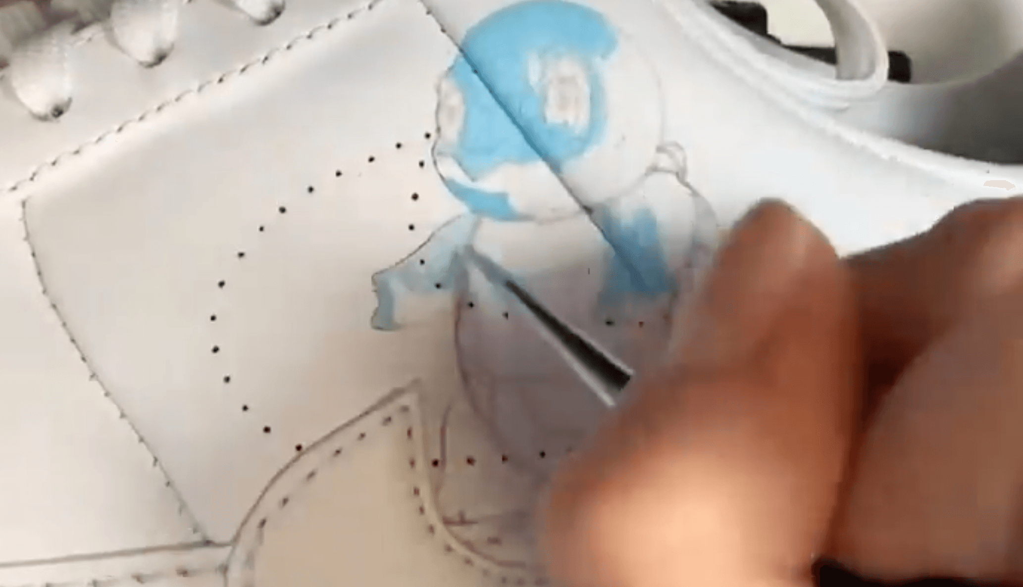 Miniature 2 de Air Force 1 “Carapuce Wave” – Custom Édition