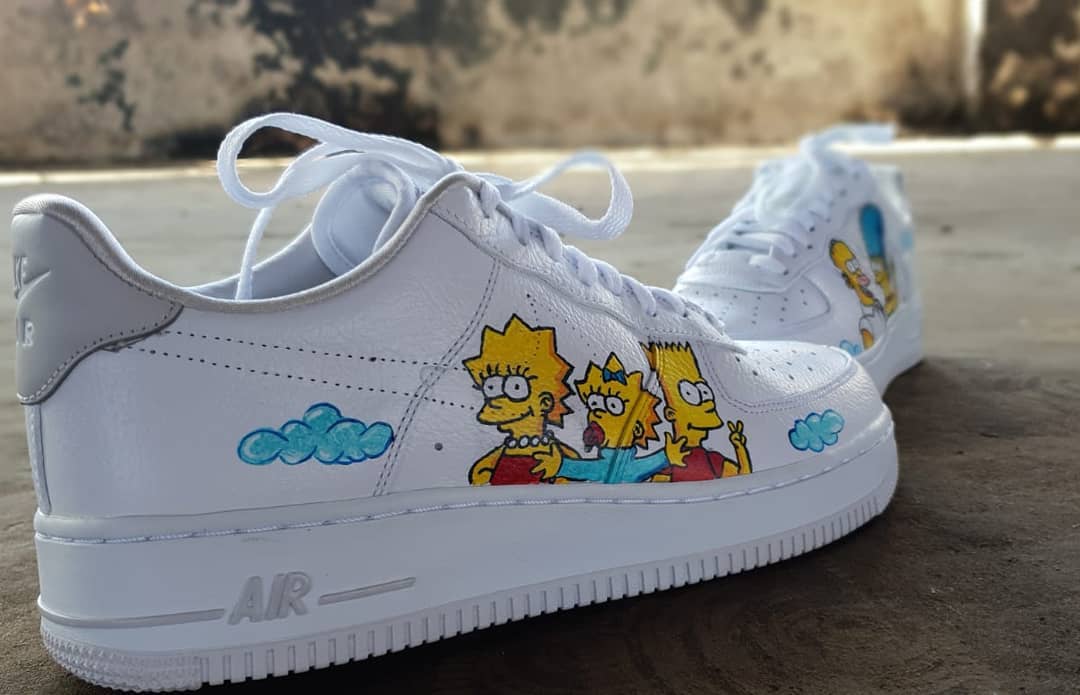 Custom Sneakers “The Simpsons” – Design sur mesure pop culture - Image du produit